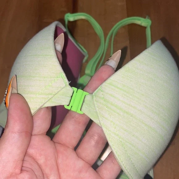 NWOT- VICTORIAS SECRET PINK RACERBACK FRONT CLASP CLOSURE BRA - SIZE 34C - Picture 6 of 6